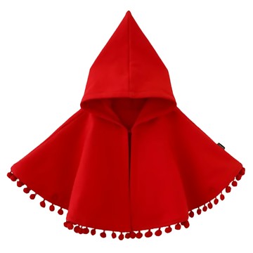 KoriDeer可莉鹿 女童小紅帽保暖連帽斗篷 - 100cm
