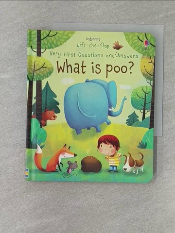 【書寶二手書T1／少年童書_RCI】大便是什麼？Lift-The-Flap Very First Questions And Answers: What Is Poo?_Katie Daynes,Marta Alvarez Miguens (ILT)
