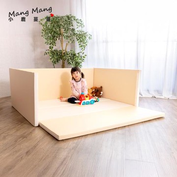 【Mang Mang 小鹿蔓蔓】兒童組合式抗菌遊戲地墊PLUS（城堡地墊）拿鐵城堡