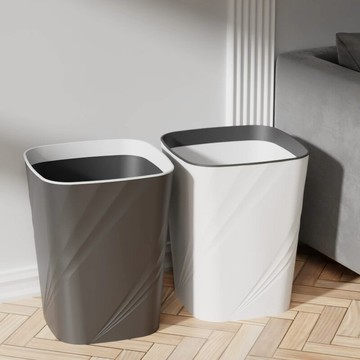 垃圾桶家用2024新款高顏值客廳廚房無蓋衛生間垃圾桶大容量垃圾桶