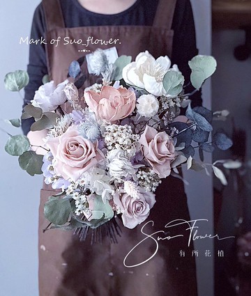 不凋花捧花 告白花束 求婚花束 生日禮物 拍攝道具 Pinkoi 設計購物網站 Line購物