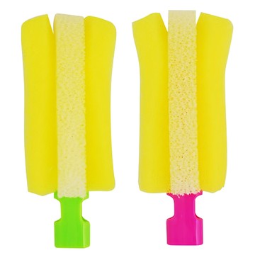 貝喜力克 替換式泡棉刷頭 2入組 - 柔軟清潔、替換方便、奶瓶刷  D254  1組