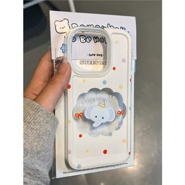 卡通可愛云朵大象適用三星A55 5G手機殼S24ultra/Note20軟A22/A53/A54/S10新品s24藍色S23FE新款S21+特別S20