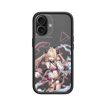 iPhone 17 Mod NX -邊框背蓋組合 (相機按鈕) 黑 - 瑟拉斯蒂歐 - 白白虹 - 戰術泳裝白比手機殼殼