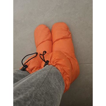 鴨絨戶外保暖羽絨鞋羽絨襪腳套居家舒適放松手腳發涼腳冷保暖保溫