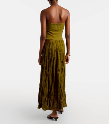 Johanna Ortiz Linen-blend maxi skirt