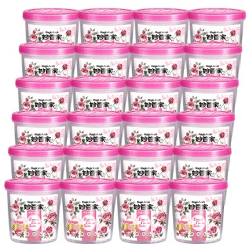 【妙管家】除濕桶(浪漫玫瑰)600ml X24桶