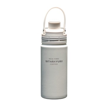 【H&R安室家】SITARAYURI 304不鏽鋼磁吸保溫瓶800ml(H65)白
