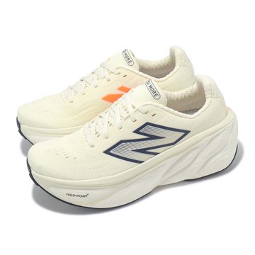 New Balance NB 慢跑鞋 Fresh Foam X More V5 D 女鞋 寬楦 米 藍 橘 厚底 緩衝 運動鞋 WMORCF5-D