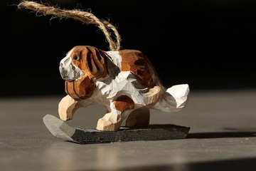 雪橇犬吊飾