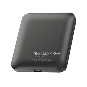 【享最高折300】TEAM 十銓 PD20M 1TB/2TB Type-C磁吸外接式固態硬碟 泰坦灰 讀寫2000