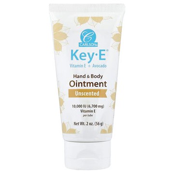 Carlson, Key - E，護手霜和身體霜，無香型，2 盎司（56 克）