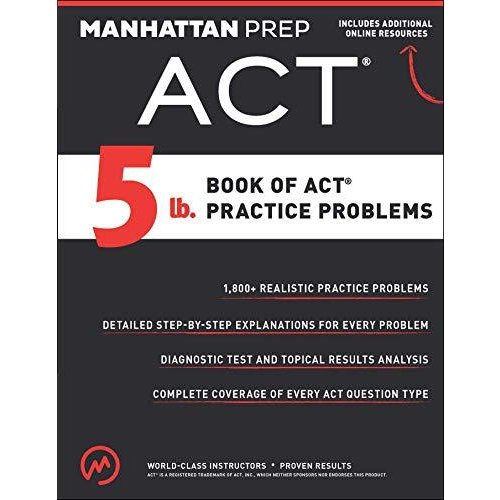 lb. Book of ACT Practice Problems (Manhattan Prep lb)