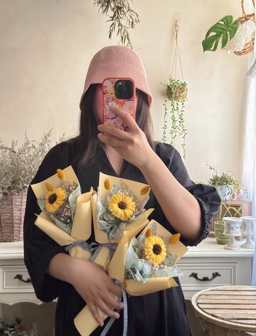 向日葵 乾燥花 花束 擴香花 乾燥花