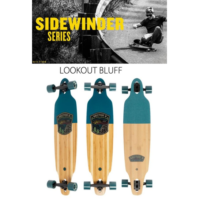 SECTOR9/セクターナイン LOOKOUT BLUFF 41.125inc サーフスケート