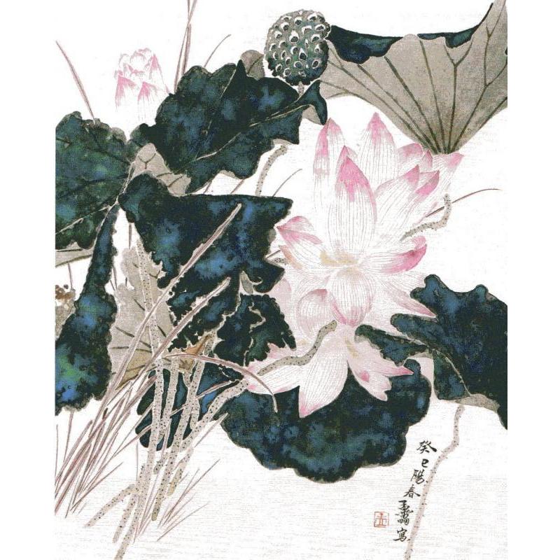 はな　十二花神没骨花卉画法　中国画技法　中国絵画 十二花神没骨花卉画法