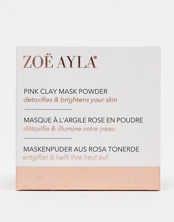 Zoe Ayla Pink Clay Mud Mask Powder - LPinK