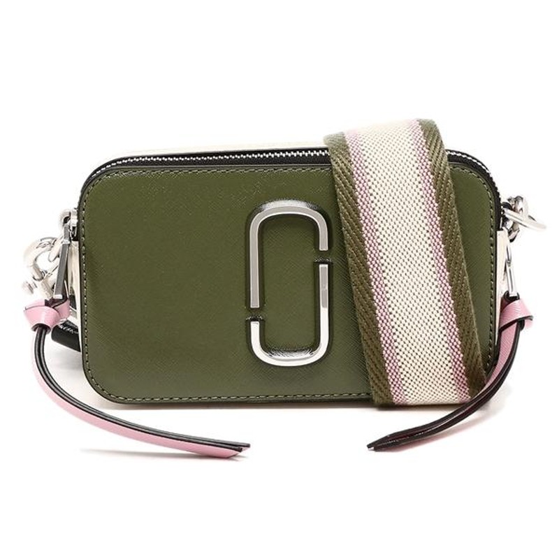 MARC JACOBS ザ カラーブロック スナップショット BRONZE GREEN MULTI ...