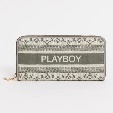 PLAYBOY - ㄇ拉長夾 Miss bunny系列 - 灰色