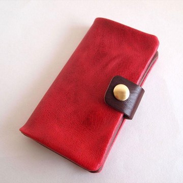 紅色 * 智能手機筆記本類型 [已訂購] 多型號兼容 * Nibrick 皮革 * 7 種顏色（iphone7、xperia、galaxy）