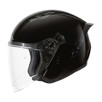 【輕便首選】SOL SO11P 素色 亮黑 3/4罩安全帽