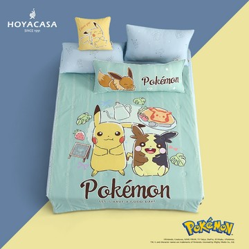 HOYACASA ｜Pokémon寶可夢官方授權｜ ICETECH⁺冰絲涼感夏被｜森語時光｜150×190cm