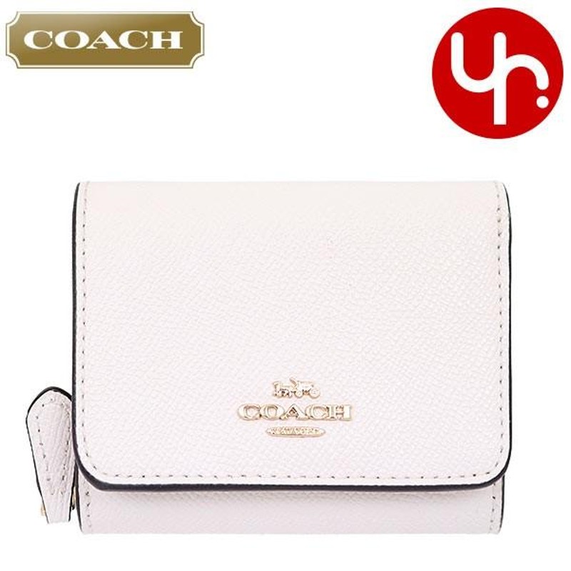 コーチ COACH 財布 三つ折り財布 F37968 チョーク ラグジュアリー