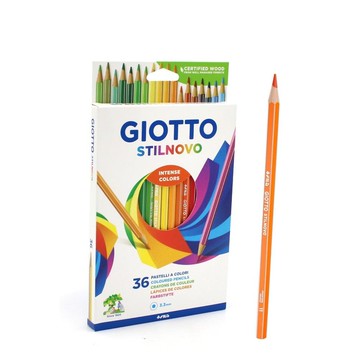 【義大利GIOTTO】STILNOVO 學用六角彩色鉛筆(36色)