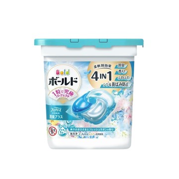【Universo Mart】(箱購6盒) 日本P&G Bold+蘭諾 4D洗衣球 清新皂香