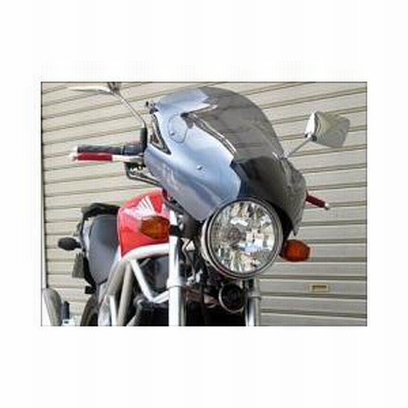 シックデザイン製スモークガイラシールド 汎用 GB350 GB350S 楽天市場】SV1000（03〜04年） ガイラシールド Mサイズ スモーク