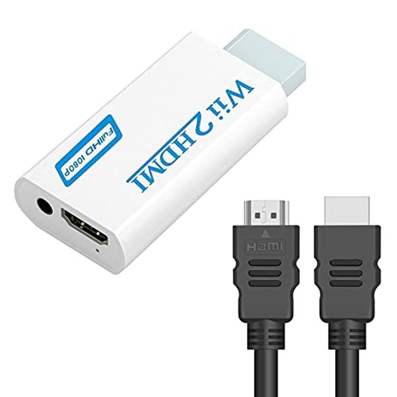 Wii to HDMI 変換アダプター WII HDMI 専用 コンバーター 1.5m HDMI接続ケーブル付属 480p/720p/108 通販  LINEポイント最大0.5%GET | LINEショッピング