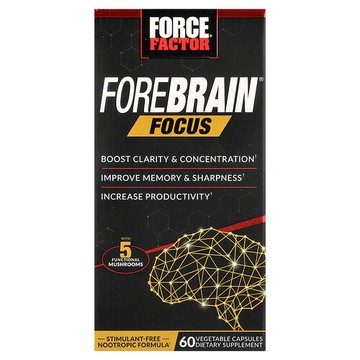 Force Factor, Forebrain® Focus，60 粒素食膠囊