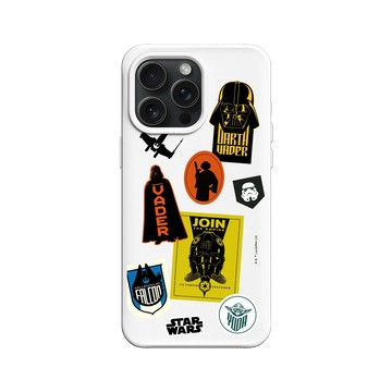 iPhone 15 Pro Max SolidX 白 - 迪士尼-星際大戰 Star Wars - 星球大戰-貼紙系列