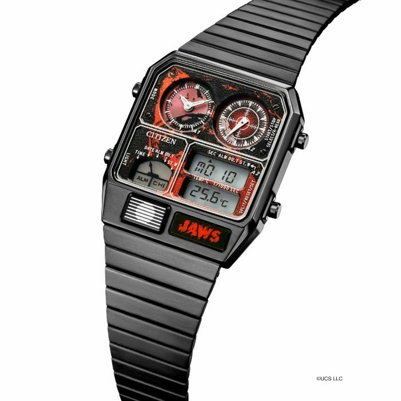 CITIZEN JAWS 時計 シチゼン ジョーズ CITIZEN レコードレーベル JG2138-60Z JAWS（ジョーズ）モデル
