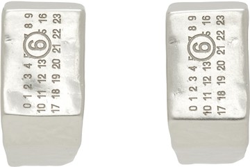 MM6 Maison Margiela 银色耳环