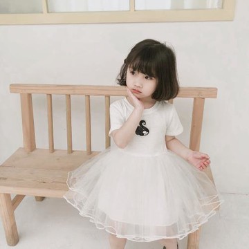 小女孩特價清倉網紗公主裙童裝