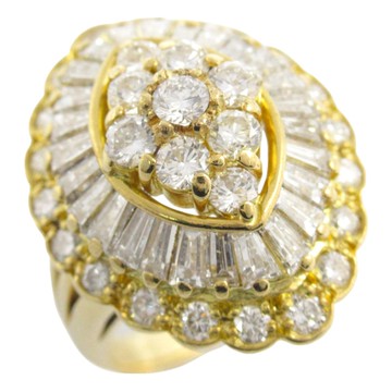 JEWELRY 無品牌珠寶【一口價】18K 黃金 2.02ct鑽石 戒指 【二手名牌BRAND OFF】