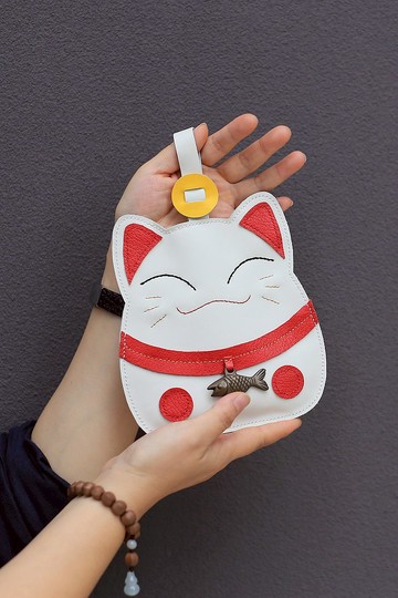 *招財貓*大貓 | 壹染指功能收納包 陳列擺件 | 喜氣洋洋 集福納財