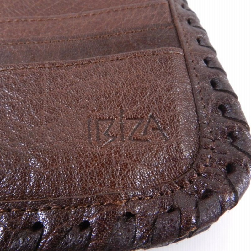 IBIZA イビザ ロゴ刻印 長財布(小銭入れあり) レザー IBIZA イビザ ロゴ刻印 長財布(小銭入れあり) レザー