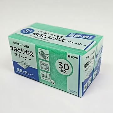 TOWA 東和產業 SCHÖN 一次性清潔海綿  1包  30片