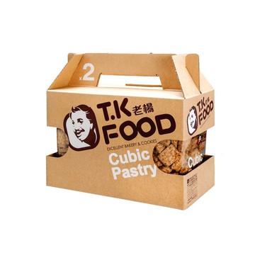 【老楊方塊酥】立方罐2入禮盒(麥纖+芝麻鹹酥)