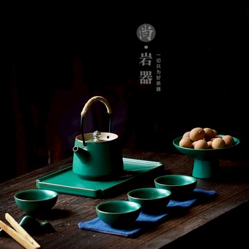 復古茶具套裝家用日式一壺四杯泡茶器陶瓷功夫干泡茶盤茶壺茶杯