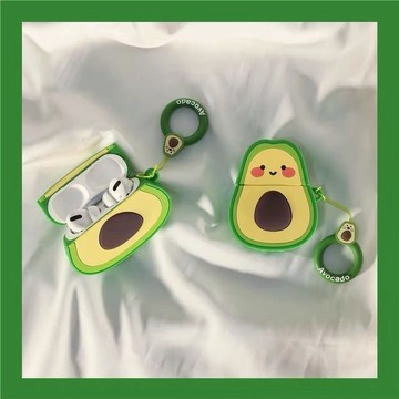 可愛趣味 牛油果 蘋果 AirPods Pro3 4代 pro Pro2 保護套 1代 2代 3代 耳機套 保護套