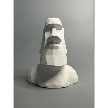 北歐ins風摩艾石像美術石膏像雕塑家居軟裝創意辦公室桌面小擺件