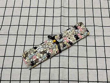 好好生活 — 纏繞式環保餐具袋-淘氣貓樂園