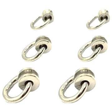 鬼刃Ghost Blade 不鏽鋼雙培林索環 SUS材質 適用於鹹水海釣  S  6個裝  1組