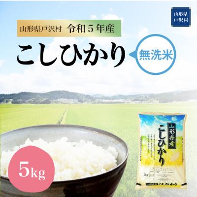 ふるさと納税 戸沢村  コシヒカリ  5kg(5kg×1袋) 山形県 戸沢村