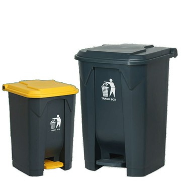 垃圾桶大號腳踏大容量加厚內膽戶外帶蓋子腳踩式餐飲廚房家用庭院[DD080109]