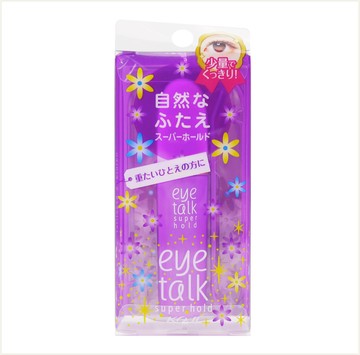 潼漾小舖 日本 koji eye talk 紫色 強力定型 雙眼皮膠 6ml