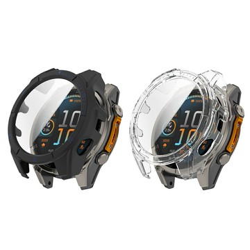 【PC+鋼化玻璃一體錶殼】適用 Garmin Fenix 8 51mm AMOLED 專用 手錶 保護殼 硬殼
